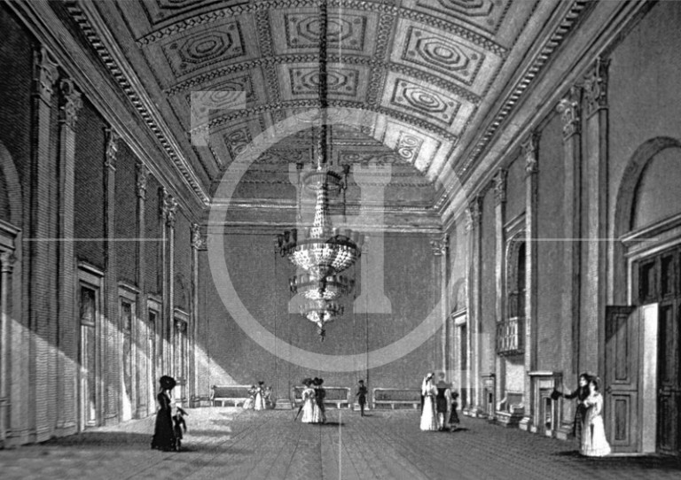The Ballroom, Town Hall, in the early 1830s